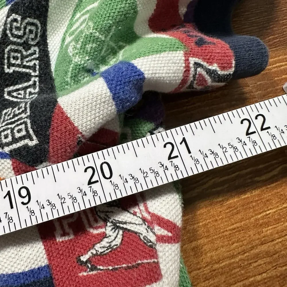 Ralph Lauren Pennant Flag Polo Shirt Mens M All Over Print AOP Baseball Bear
